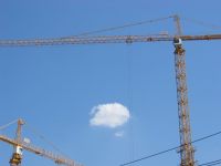cranes, sky - tiny - 1193673.1 cranes, sky - tiny - 1193673.1